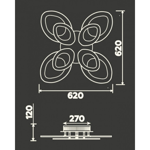 Потолочная люстра Ambrella Light FA FA4493