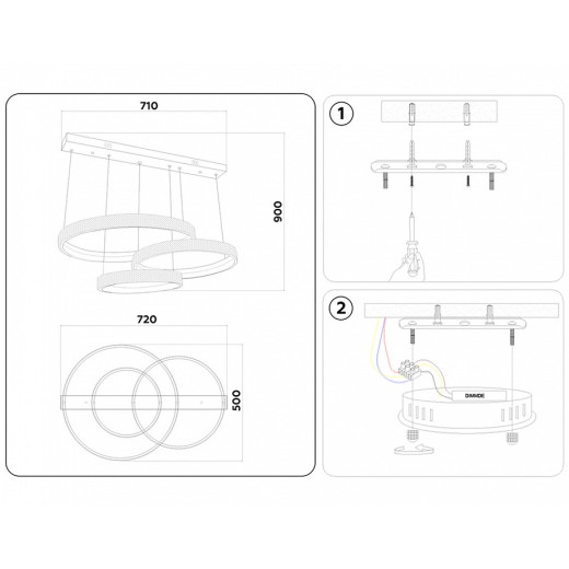 Подвесной светильник Ambrella Light FA FA6161