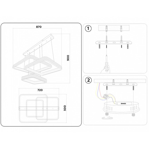Подвесной светильник Ambrella Light FA FA6165