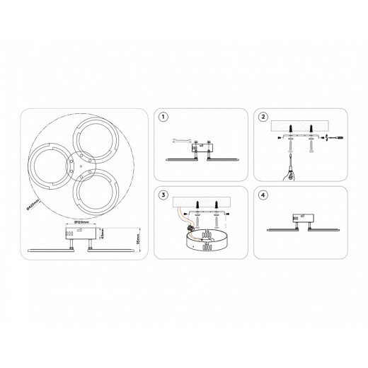 Потолочная люстра Ambrella Light FA FA8942