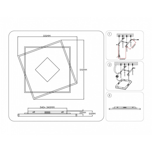 Накладной светильник Ambrella Light FL FL4790