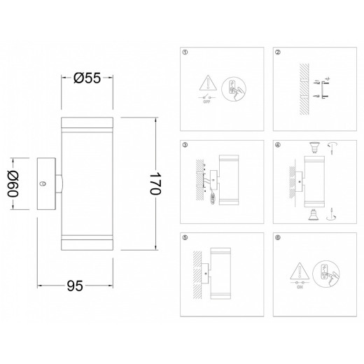 Светильник на штанге Ambrella Light FW FW2489