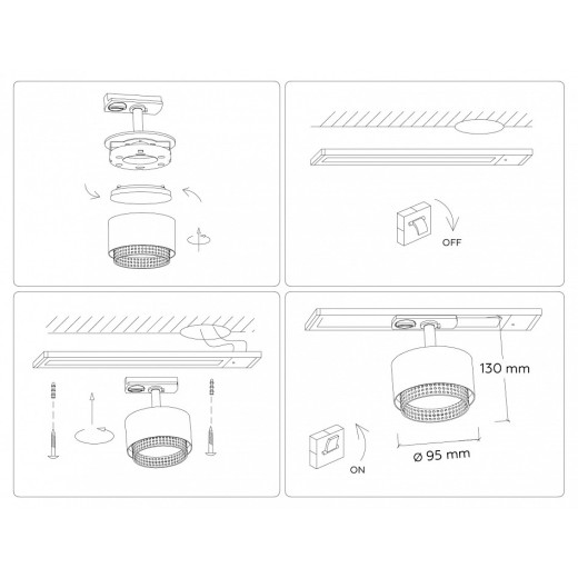 Светильник на штанге Ambrella Light GL GL5379