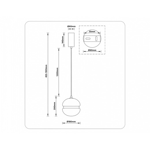Подвесной светильник Ambrella Light LH LH11003