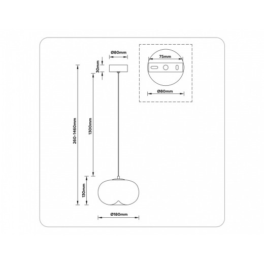 Подвесной светильник Ambrella Light LH LH11081