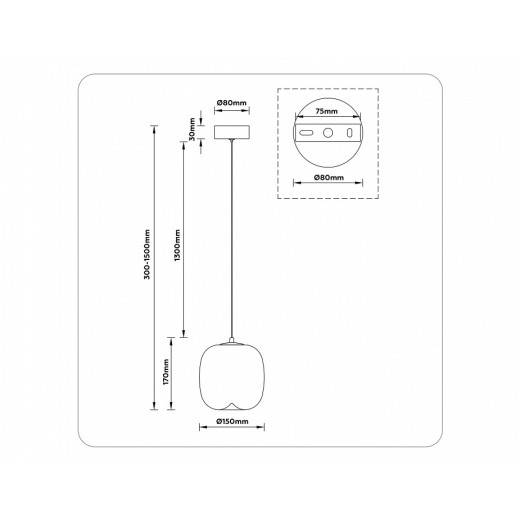 Подвесной светильник Ambrella Light LH LH11093