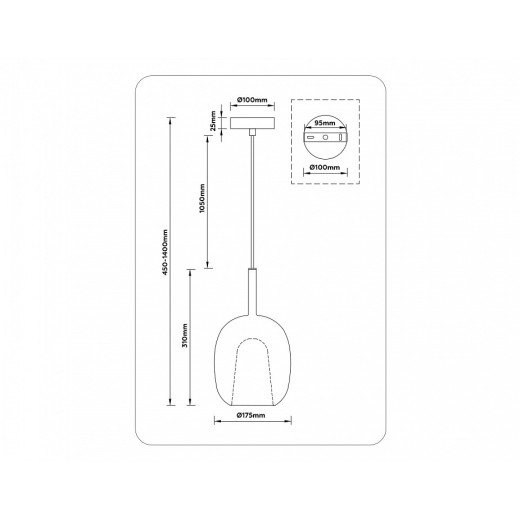 Подвесной светильник Ambrella Light LH LH11125