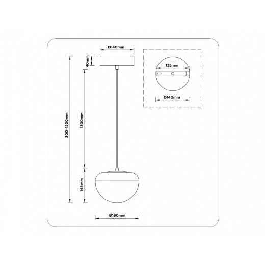 Подвесной светильник Ambrella Light LH LH12001