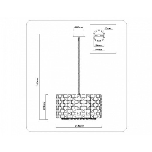 Подвесной светильник Ambrella Light LH LH41003