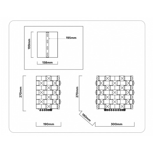 Накладной светильник Ambrella Light LH LH41014