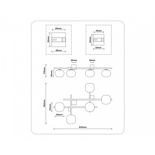Потолочная люстра Ambrella Light LH LH51015