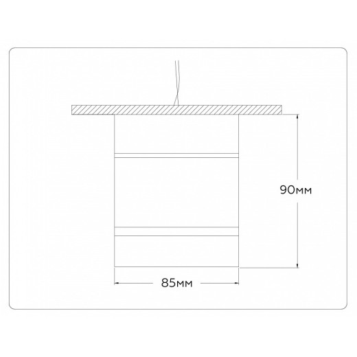 Накладной светильник Ambrella Light TA TA1444