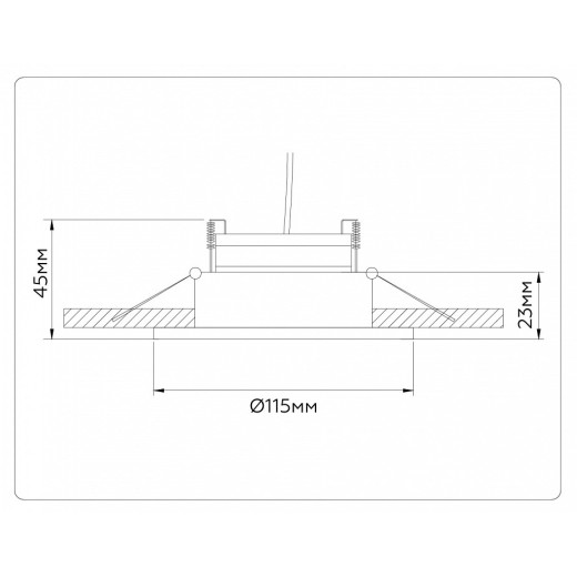 Встраиваемый светильник Ambrella Light TN TN51912