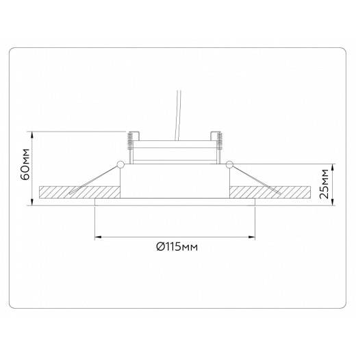 Встраиваемый светильник Ambrella Light TN TN52336