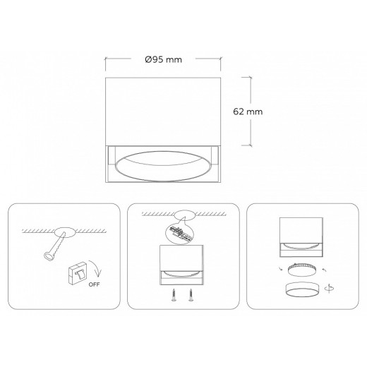Накладной светильник Ambrella Light TN TN70866
