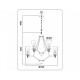 Подвесная люстра Ambrella Light TR TR3238