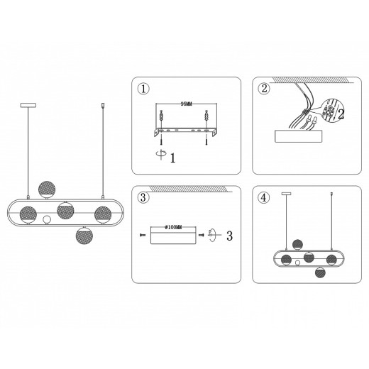 Подвесной светильник Ambrella Light TR TR5433