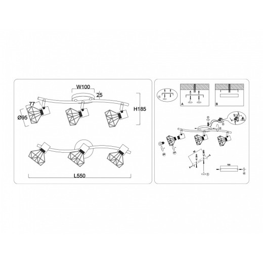 Спот Ambrella Light TR TR8657