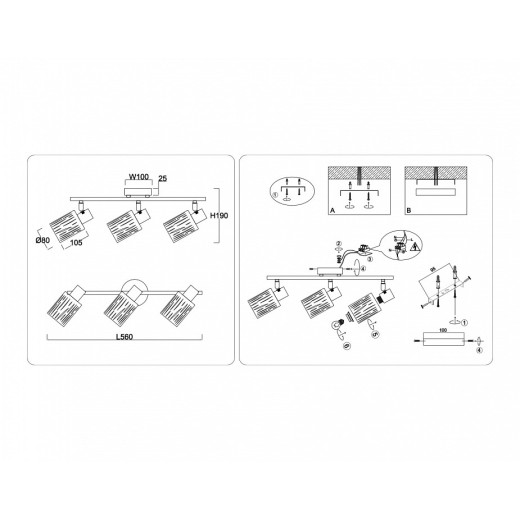 Спот Ambrella Light TR TR8665