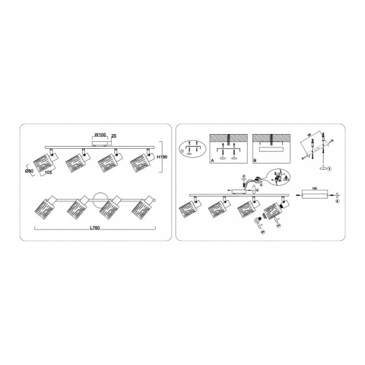 Спот Ambrella Light TR TR8666