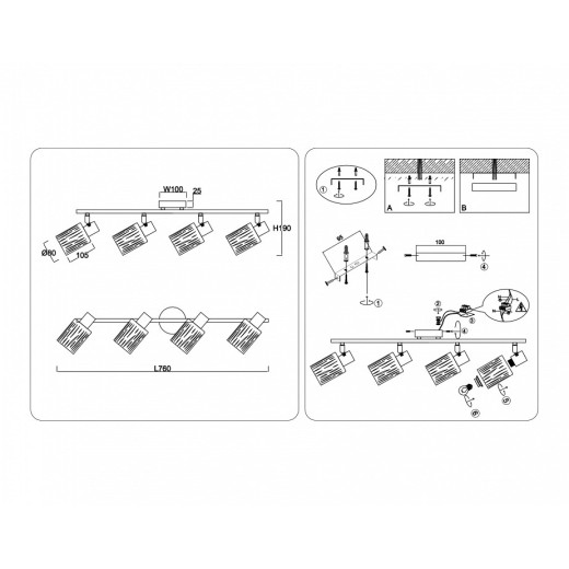 Спот Ambrella Light TR TR8670