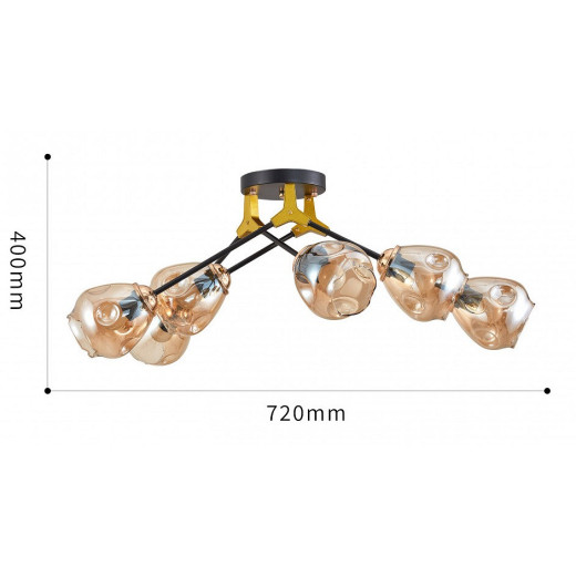 Потолочная люстра Arte Milano AMALFI 252588/6 Br