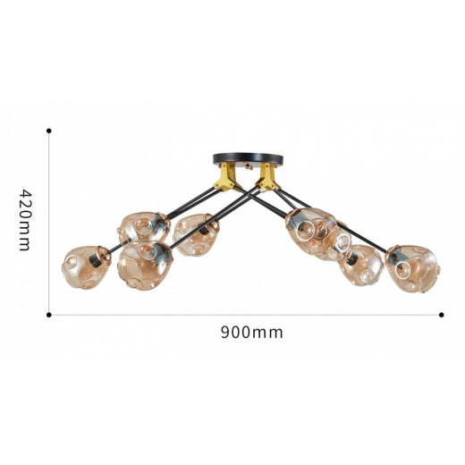Потолочная люстра Arte Milano AMALFI 252588/8 Br
