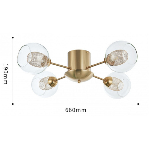 Потолочная люстра Arte Milano Neapolis-72880 272880/4 GD