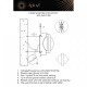 Накладной светильник Aployt Abeliya APL.343.01.08
