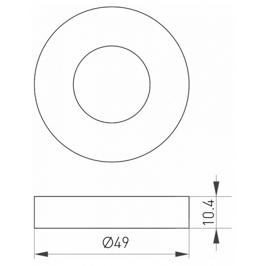 Рамка на 1 пост Arlight Deck 024930