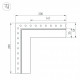 Соединитель угловой L-образный накладной Arlight S-LUX 030101