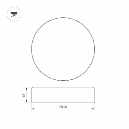 Накладной светильник Arlight SMURF 37446