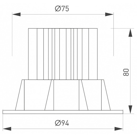 Встраиваемый светильник Arlight ATOLL 044598