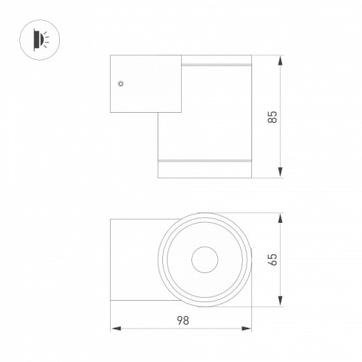 Светильник на штанге Arlight LGD-RAY 044852