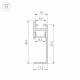 Профиль для плинтусов Arlight PLINTUS 046858