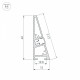 Профиль для плинтусов Arlight PLINTUS 052398