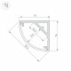 Профиль накладной угловой внутренний Arlight SL-KANT 053562