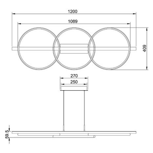 Подвесной светильник Arte Lamp Fluido A3913SP-24BK