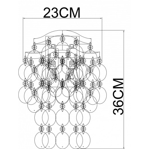 Накладной светильник Arte Lamp Pipirima A4065AP-2SG