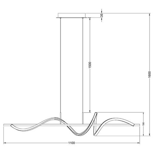 Подвесной светильник Arte Lamp Twisted A4587SP-30BK