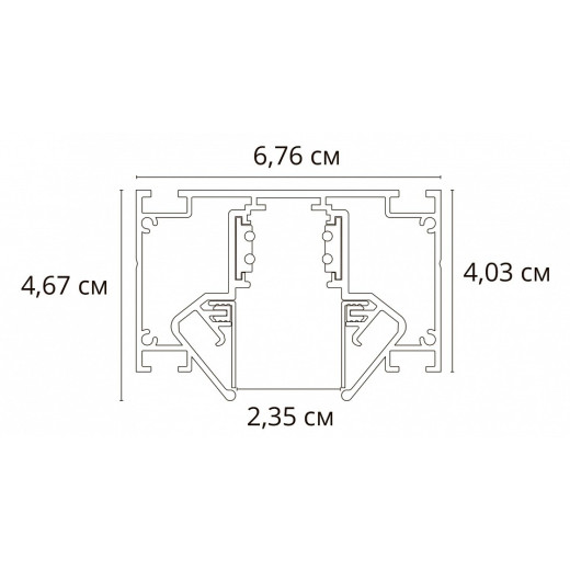 Трек накладной Arte Lamp Linea-Accessories A473206