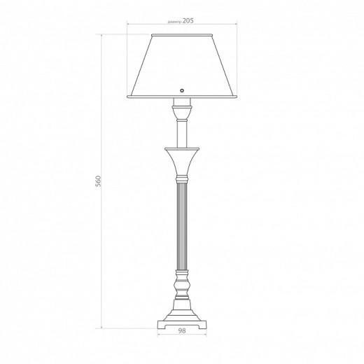 Настольная лампа декоративная Covali  NL-50324