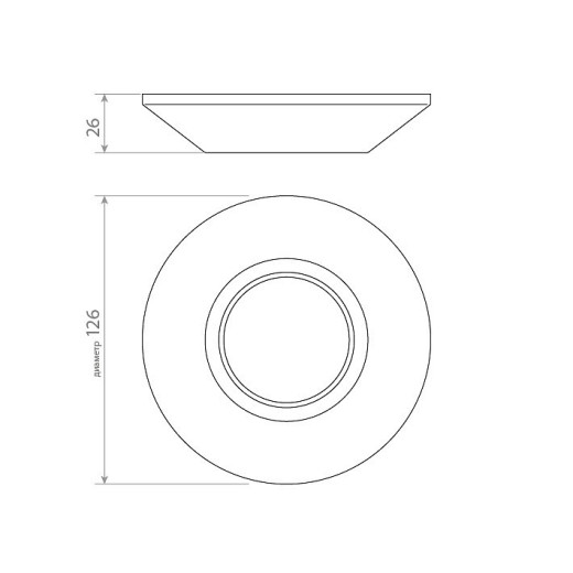 Встраиваемый светильник Covali  PL-31122