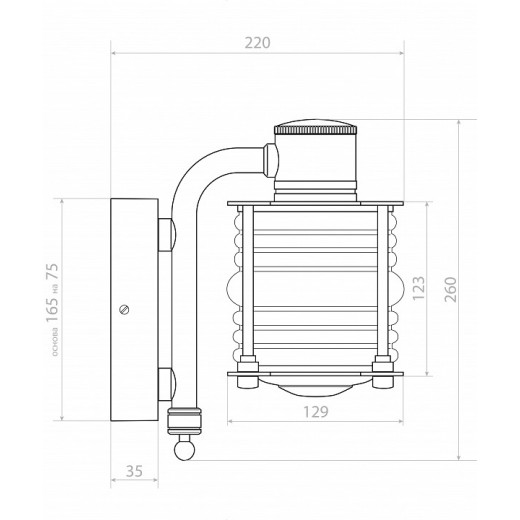 Бра Covali  WL-30480