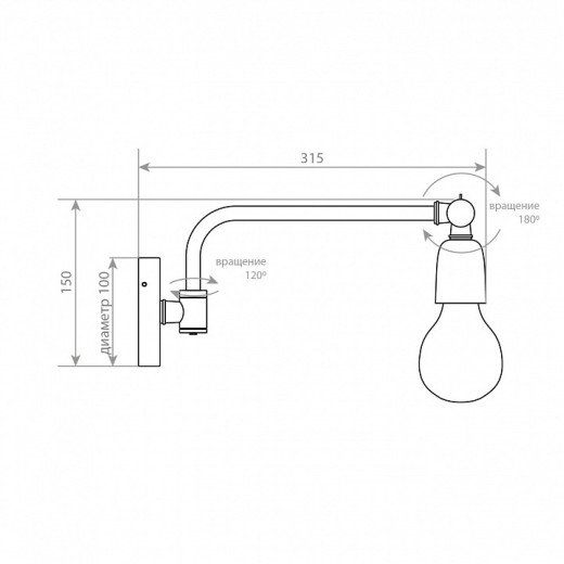 Бра Covali  WL-30586
