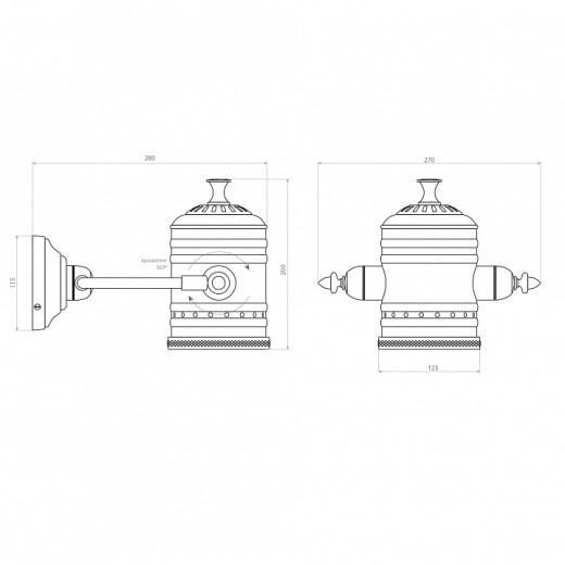 Бра Covali  WL-30858