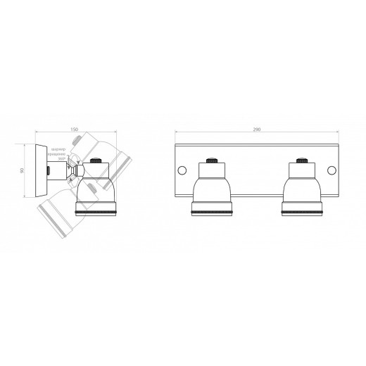 Бра Covali  WL-38032