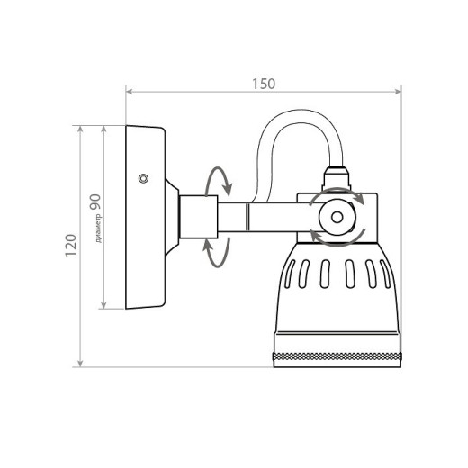 Бра Covali  WL-50719