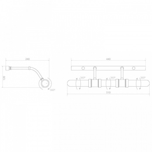 Подсветка для картины Covali  WL-52013