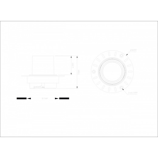 Встраиваемый светильник Denkirs Vibi DK3057-WH
